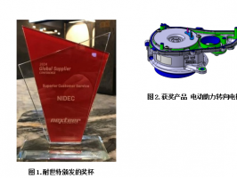 尼得科电机（大连）荣膺耐世特汽车系统及上海万超公司供应商奖项
